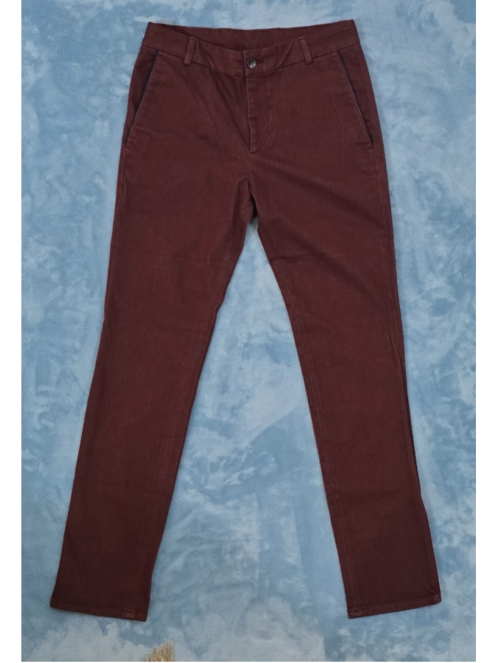 Men's SouthPole Waist 32, Burgundy & Navy
